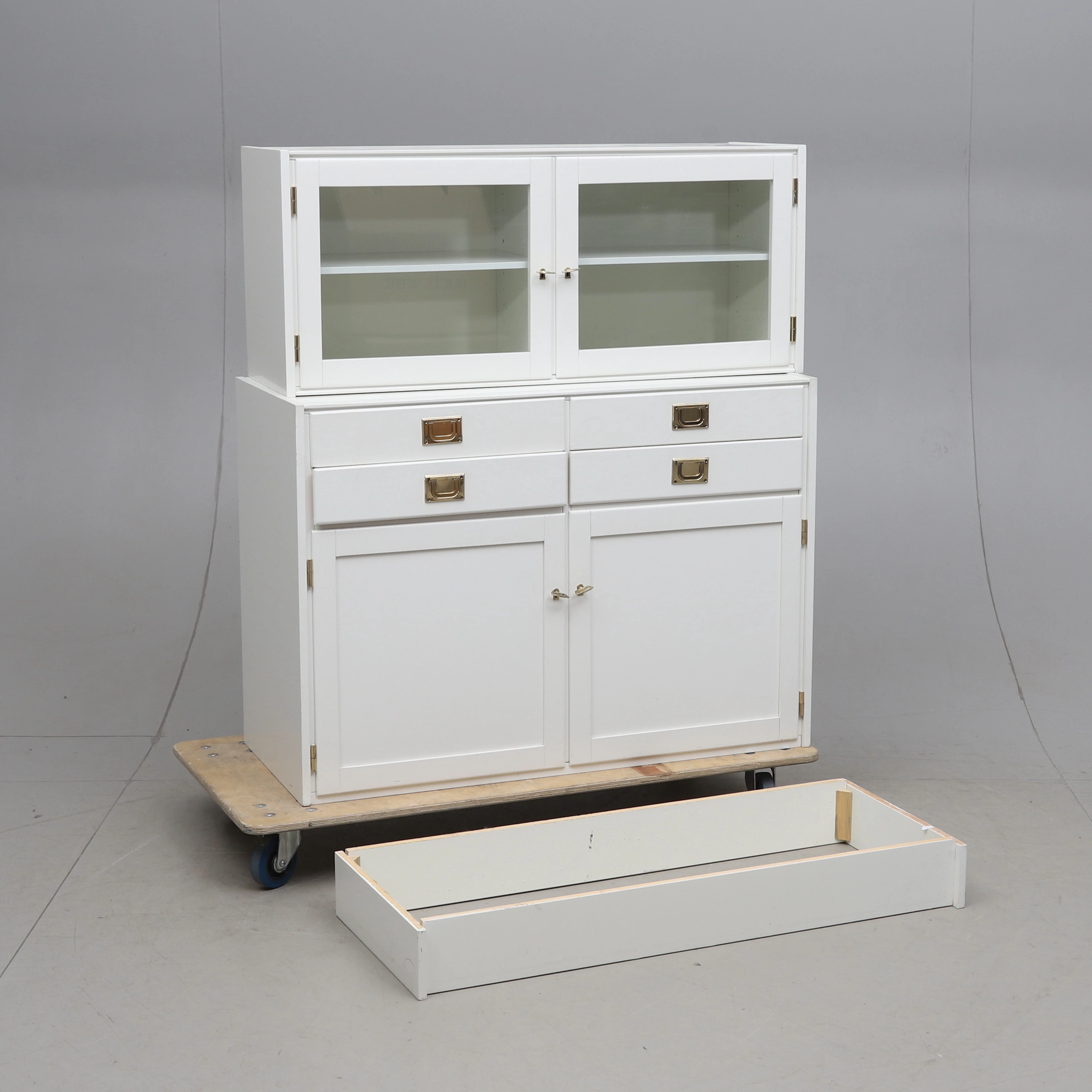 ERIK WÖRTZ. skåp & väggskåp, 2 delar, "Uppland", Ikea, 1900-talets andra hälft.