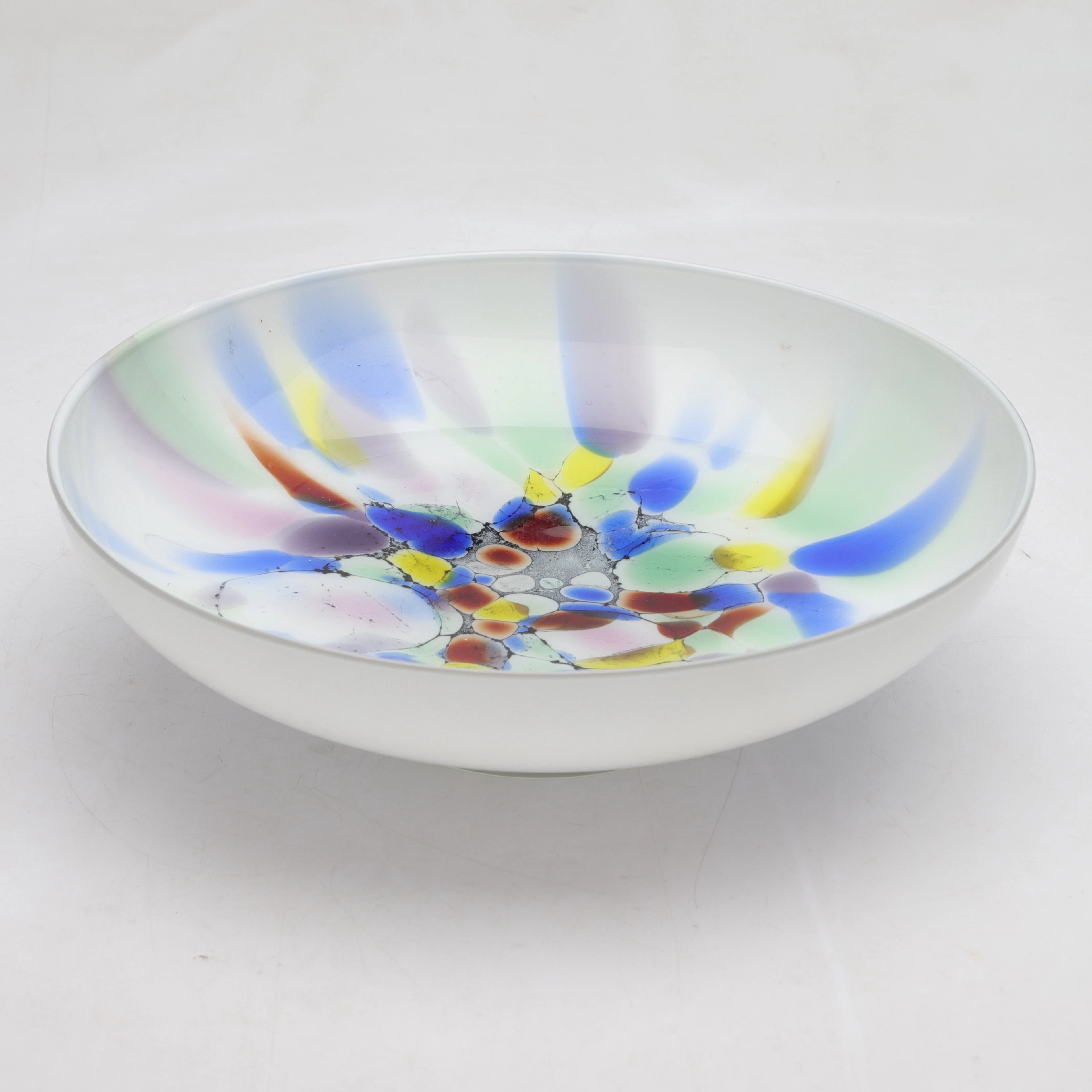 HANS JÜRGEN RICHARTZ. skål, glas, Richartz Art Collection, signerad.
