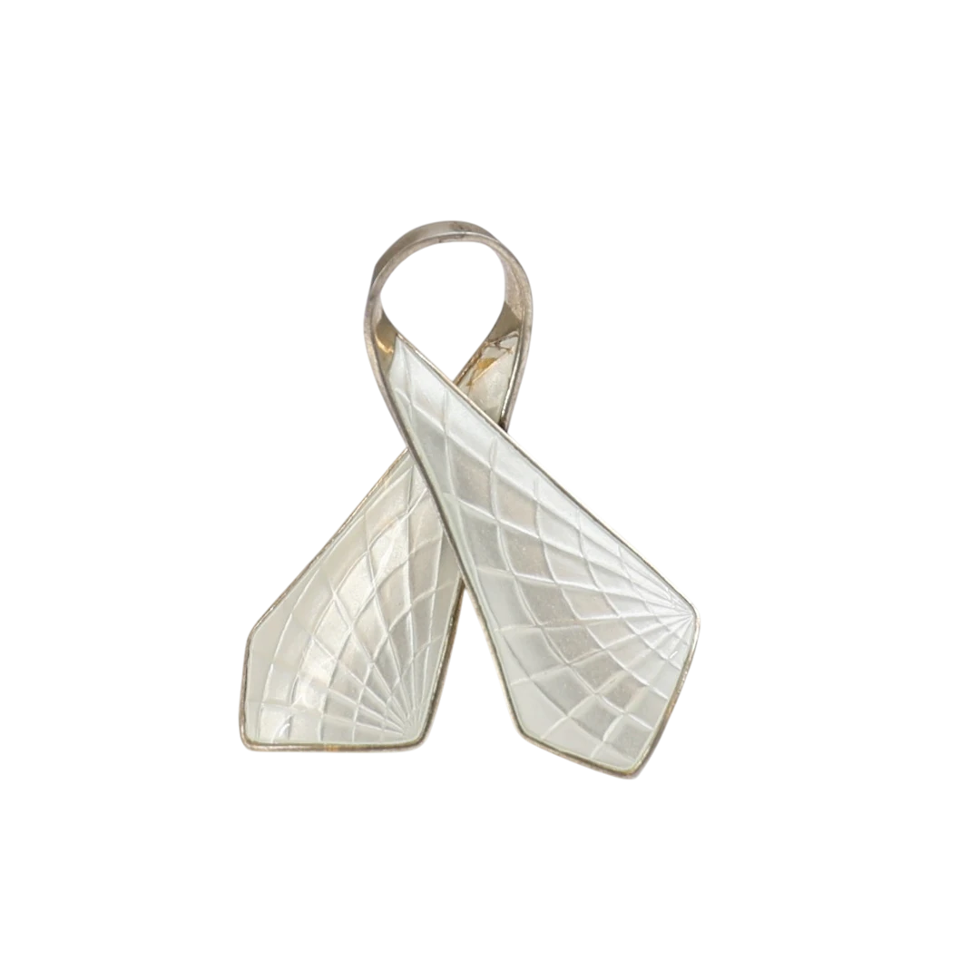 BROSCH, emaljerat sterlingsilver, 1900-tal. Totalvikt 9 gram.
