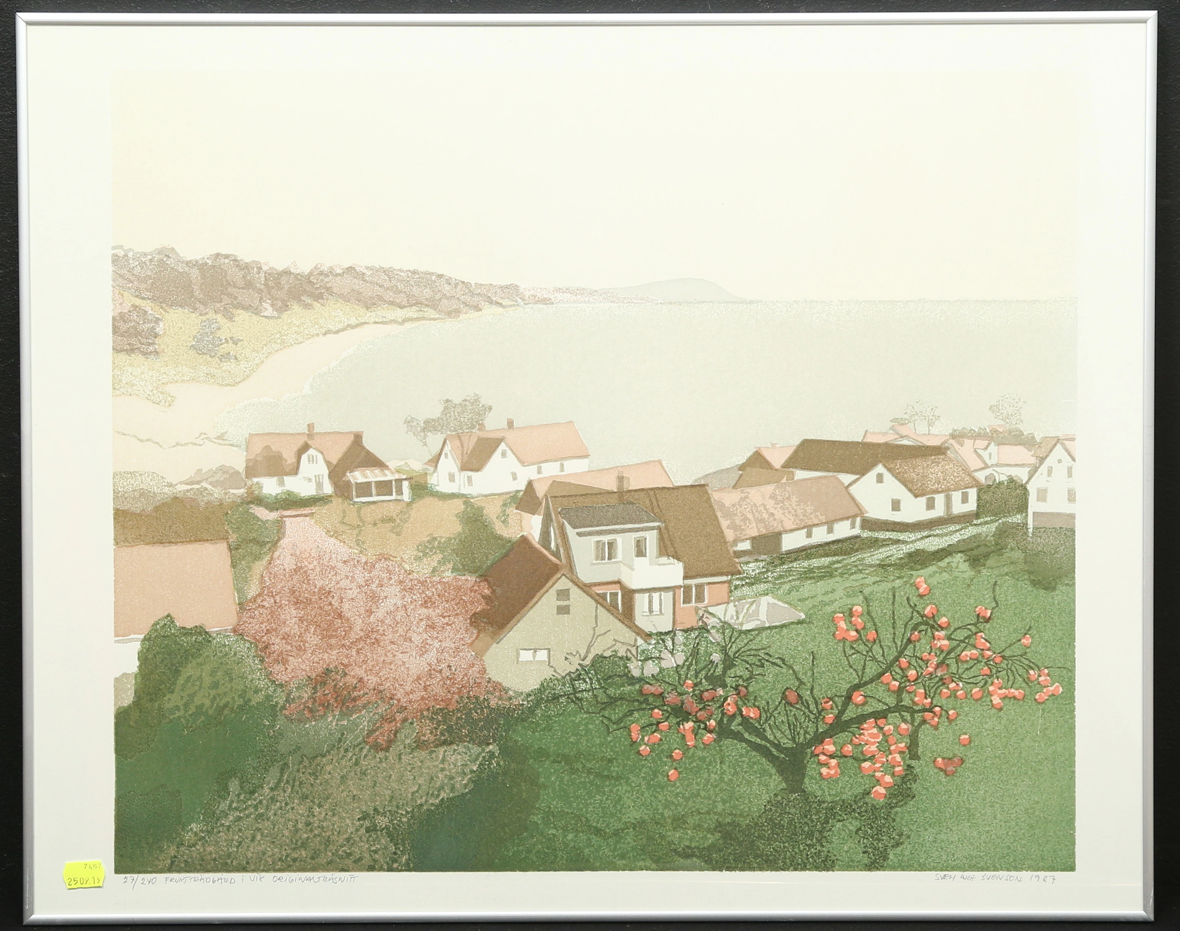 SVEN-ÅKE SVENSSON, träsnitt, signerad och numrerad 27/240.
