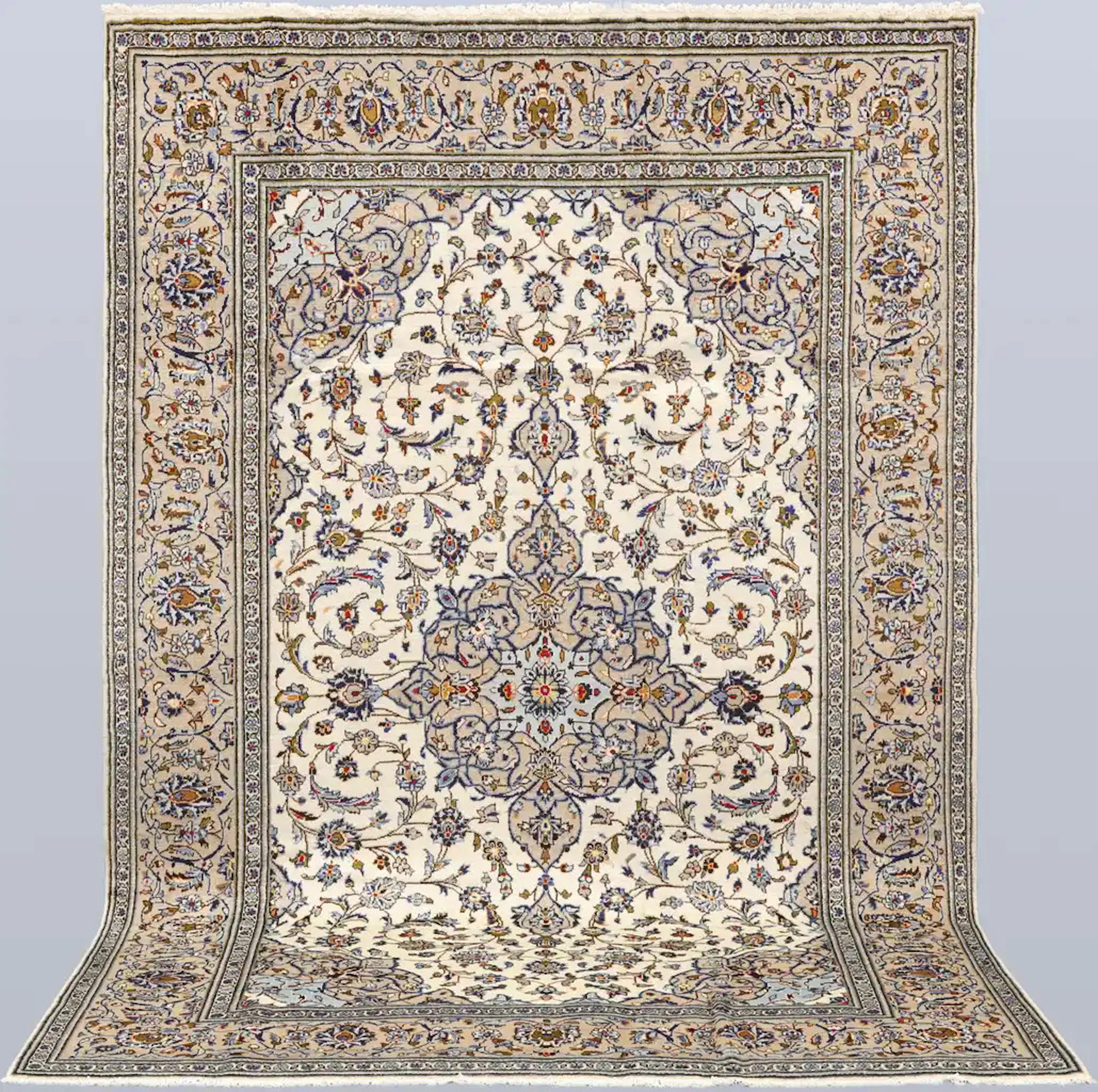 ORIENTMATTA. Ljus Keshan, 300 x197 cm.