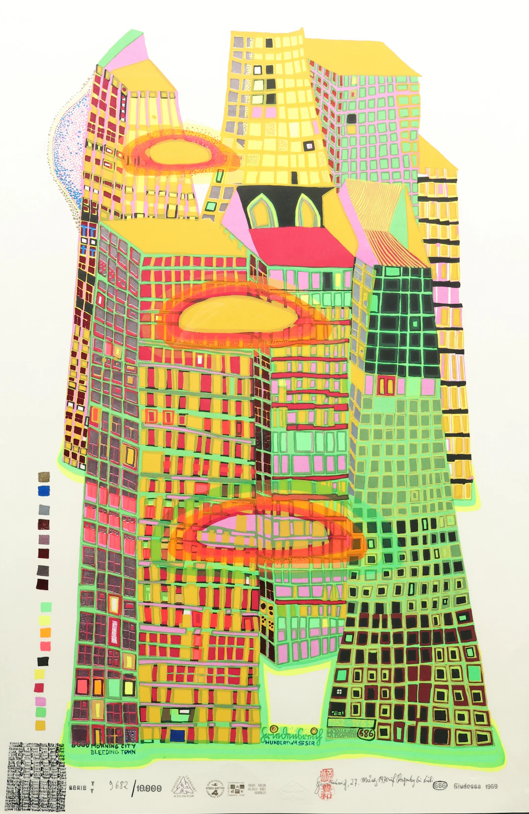 FRIEDENSREICH HUNDERTWASSER. (ÖSTERRIKE, 1928-2000). Good morning