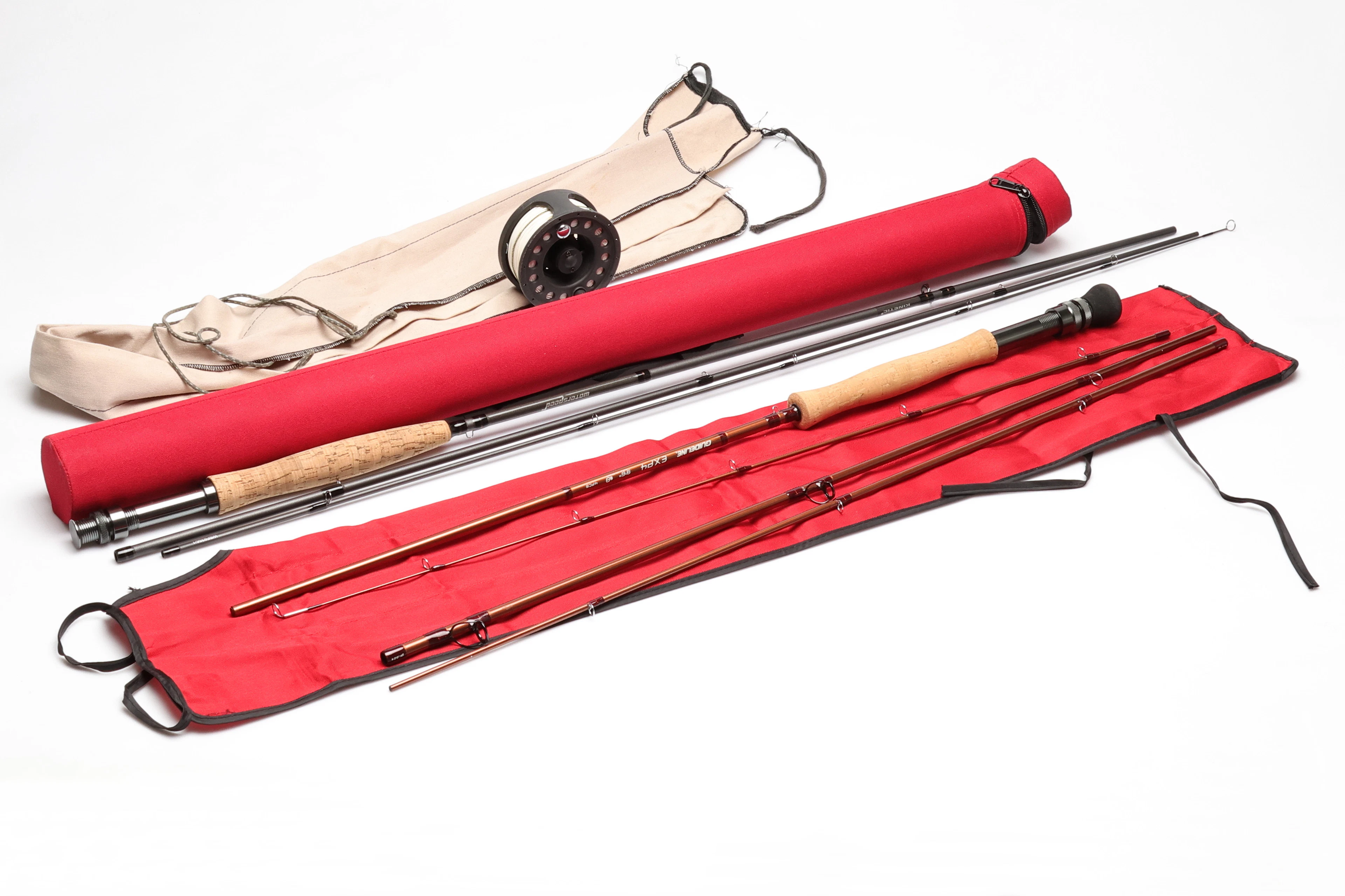 FISKESPÖN, GUIDELINE EXP4 och KINETIC, Waterspeed, Fly 9 samt FLUGRULLE