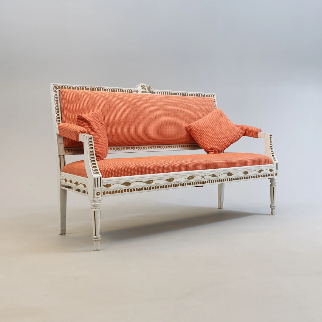 SOFFA, gustaviansk stil, Lindome modell, 1900-tal.