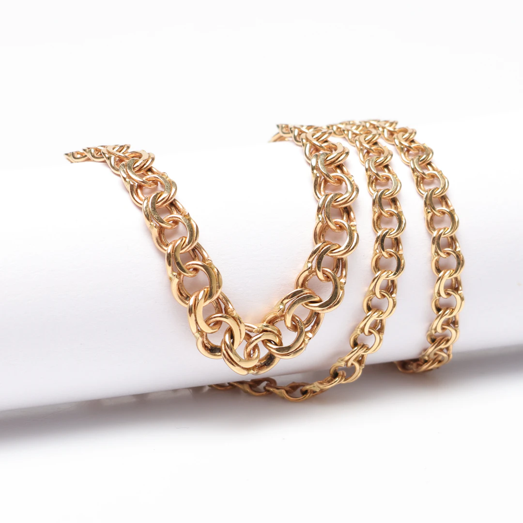 COLLIER, ''bismarck'', 18k guld vikt ca 13 g.