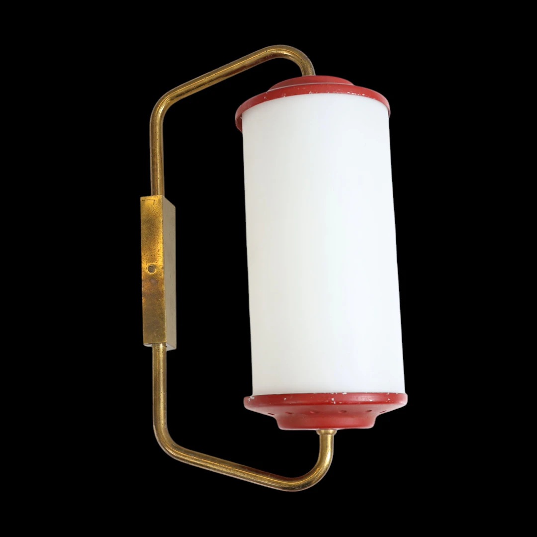 TAKLAMPA, glas & förnicklad metall, Art Deco, 1930-tal.