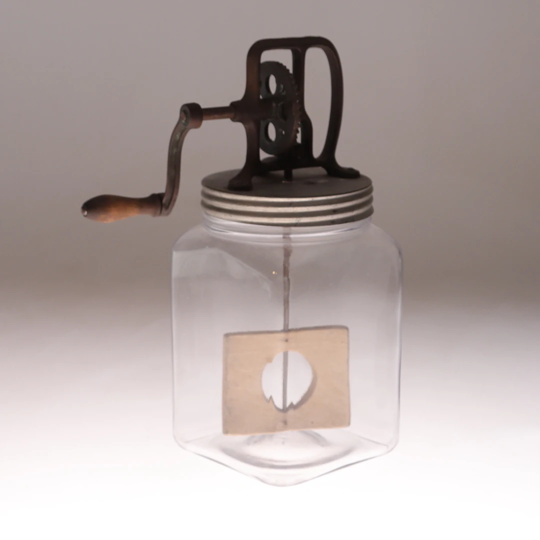 SMÖRKÄRNA/ VISP, glas och metall, 1900-talest första hälft.