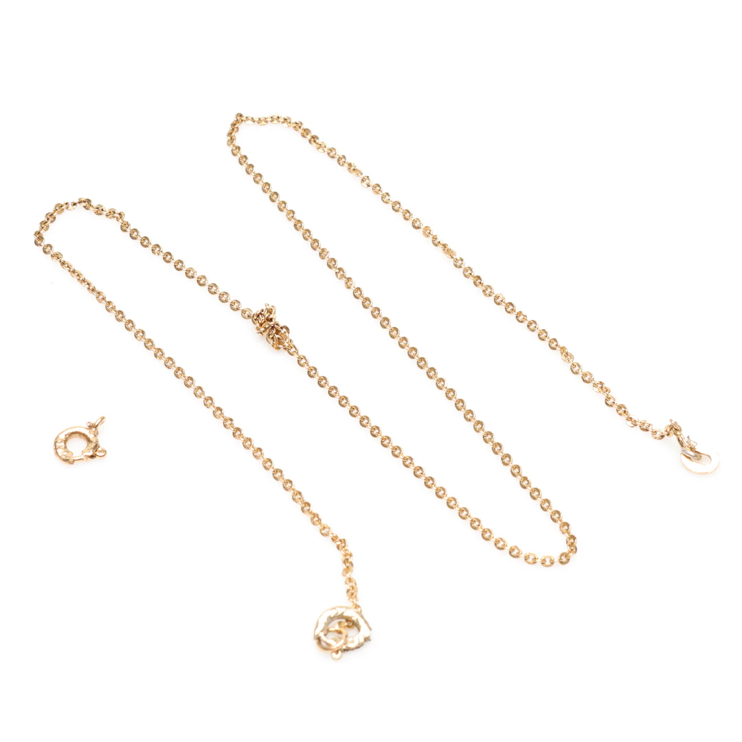 Defekt HALSBAND, 18K, Guld, vikt cirka 3 gram.