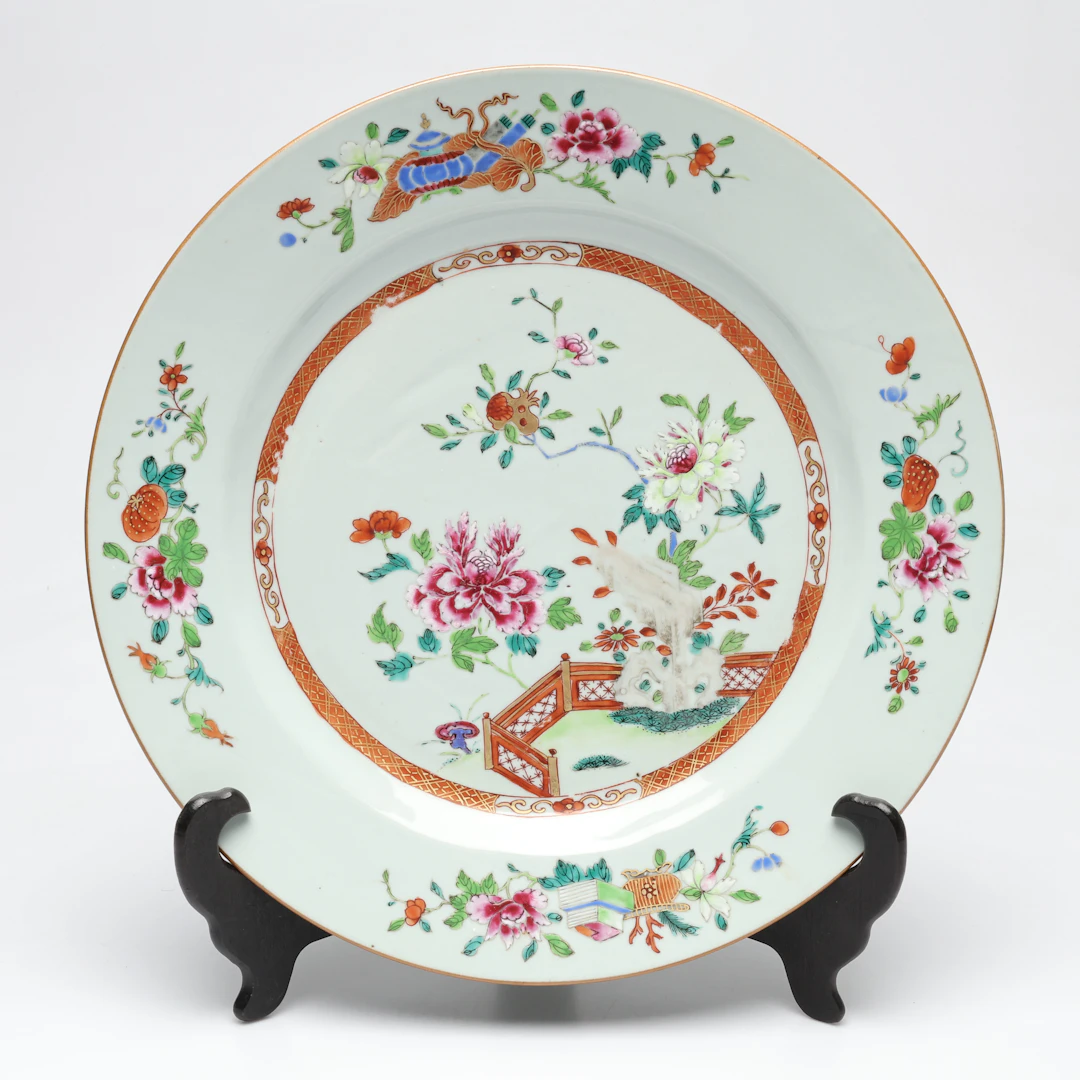 FAT, porslin, famille rose, Kina, 1700/1800-tal.