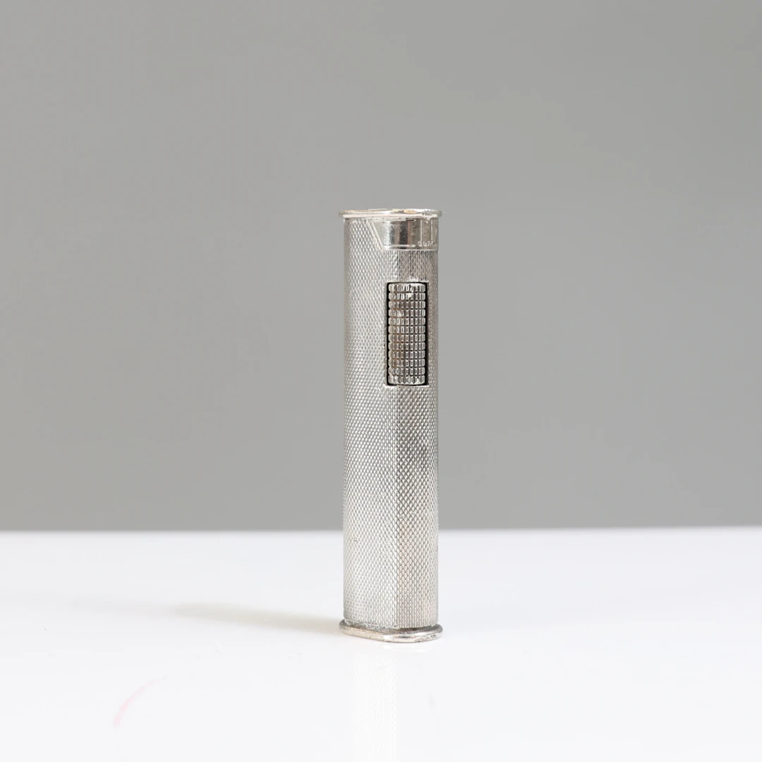 TÄNDARE, silverpläterad, Dunhill, 1900-talets andra hälft.