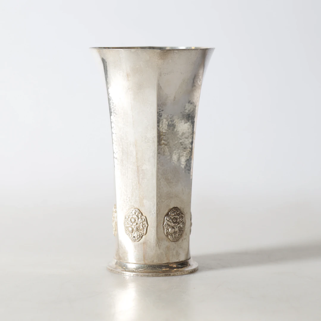 POKAL, silver, C.G, Hallbergs Guldsmeds A.B., Stockholm, 1920-tal.