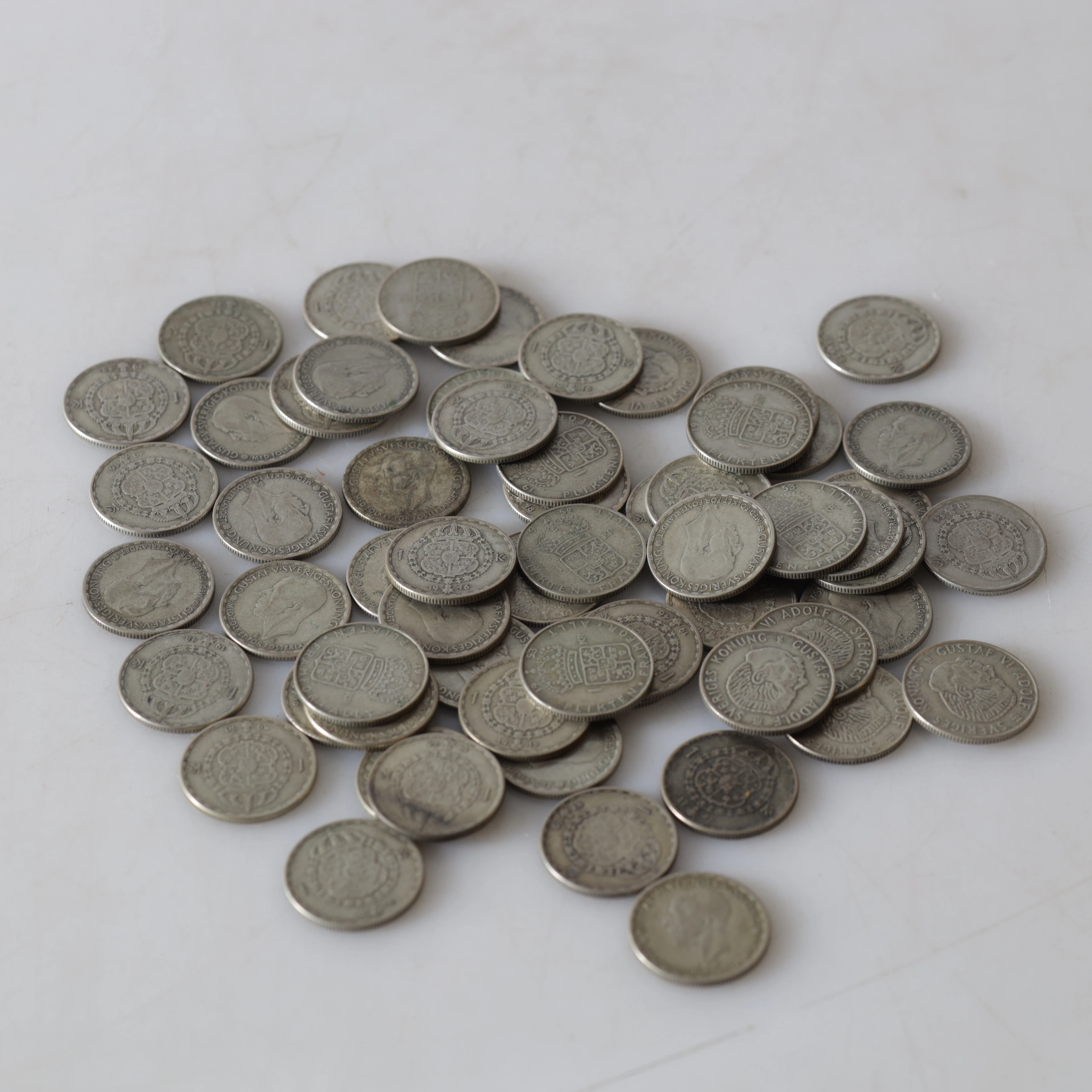 MYNT, 60 st. Silver, Sverige, 1900-tal.