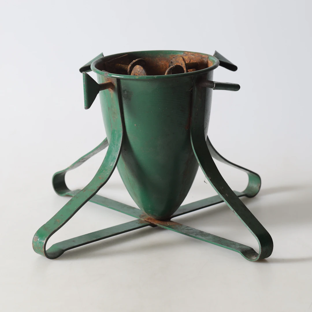 JULGRANSFOT, metall, Kockums, Ronneby, 1900-tal.