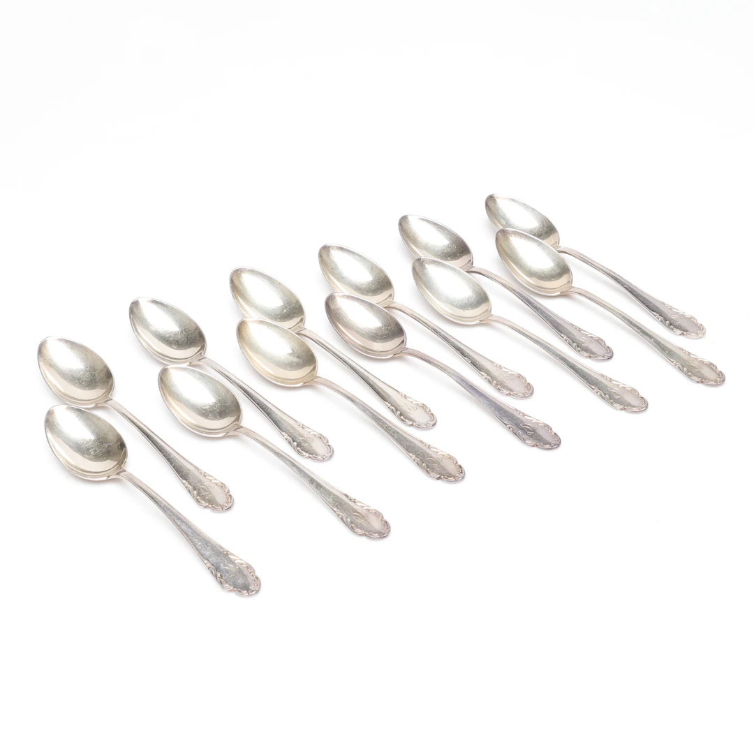 TESKEDAR, 12st, silver, vikt ca 190gram.