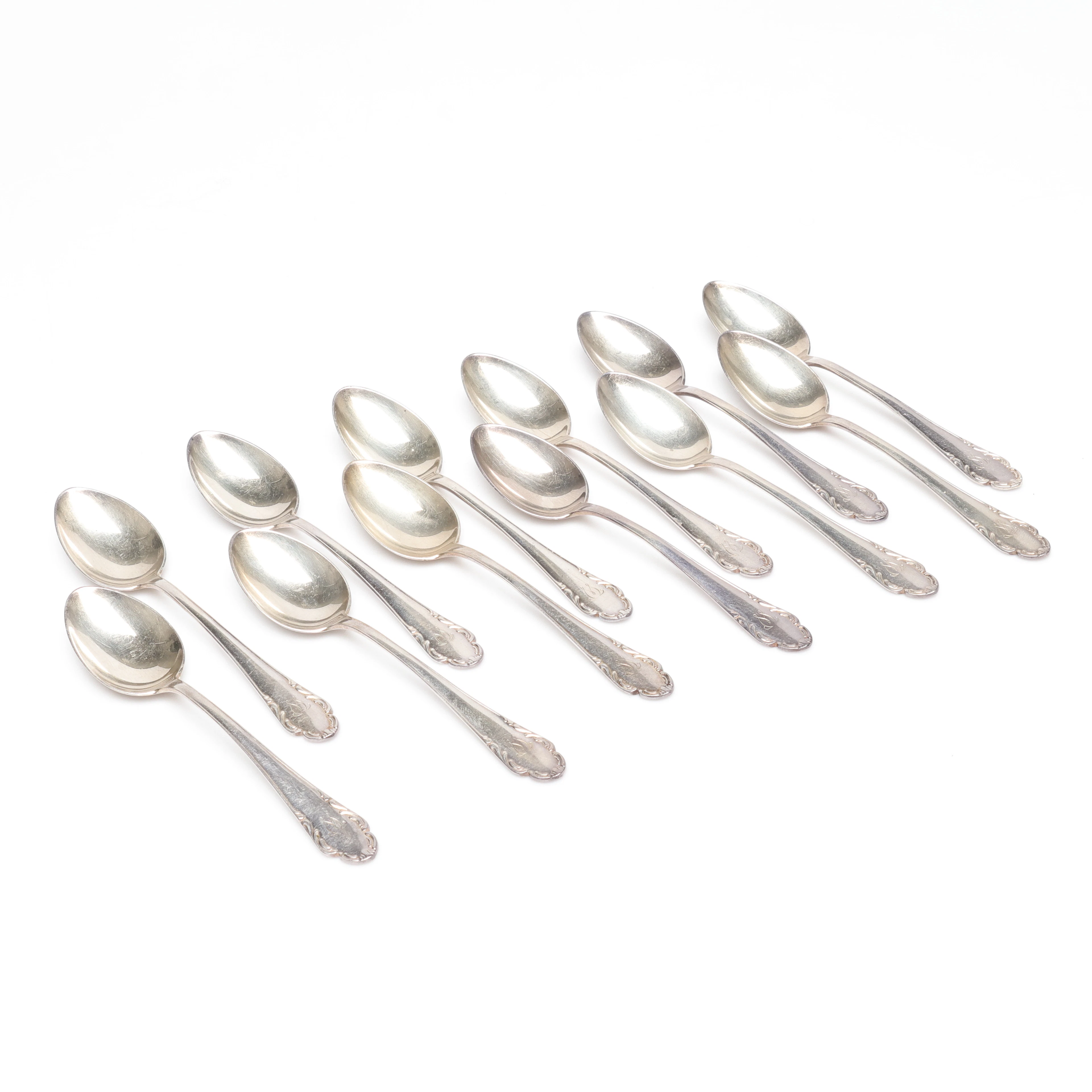 TESKEDAR, 12st, silver, vikt ca 190gram.