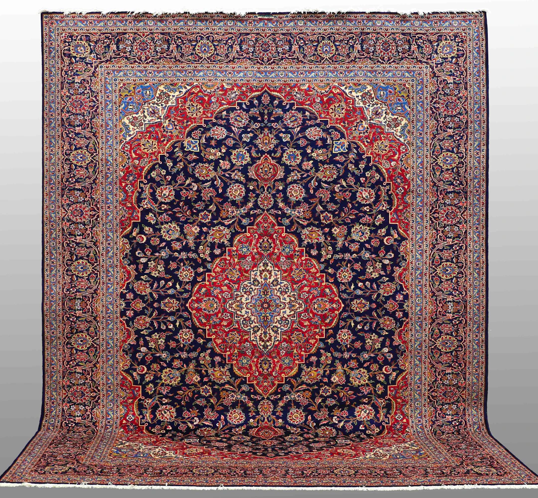 ORIENTMATTA. Keshan, 403 x 308 cm.