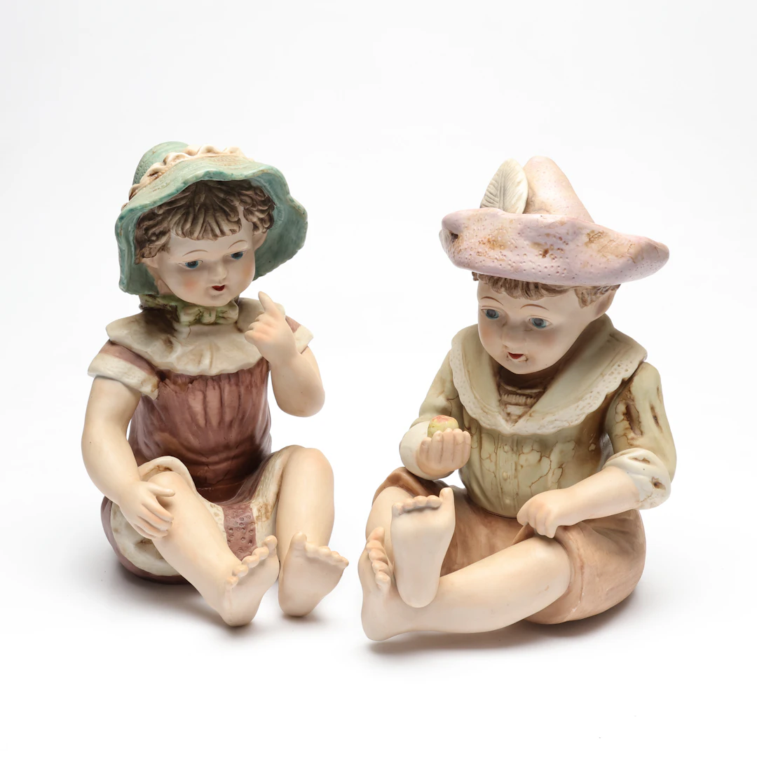 FIGURINER, 2 st, keramik.