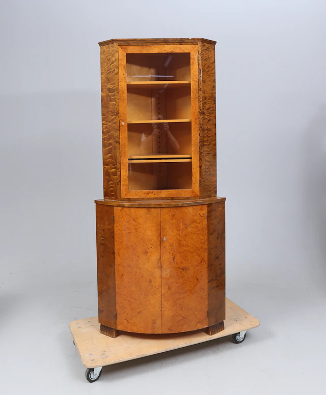 HÖRNSKÅP, art deco, 1930/40-tal.