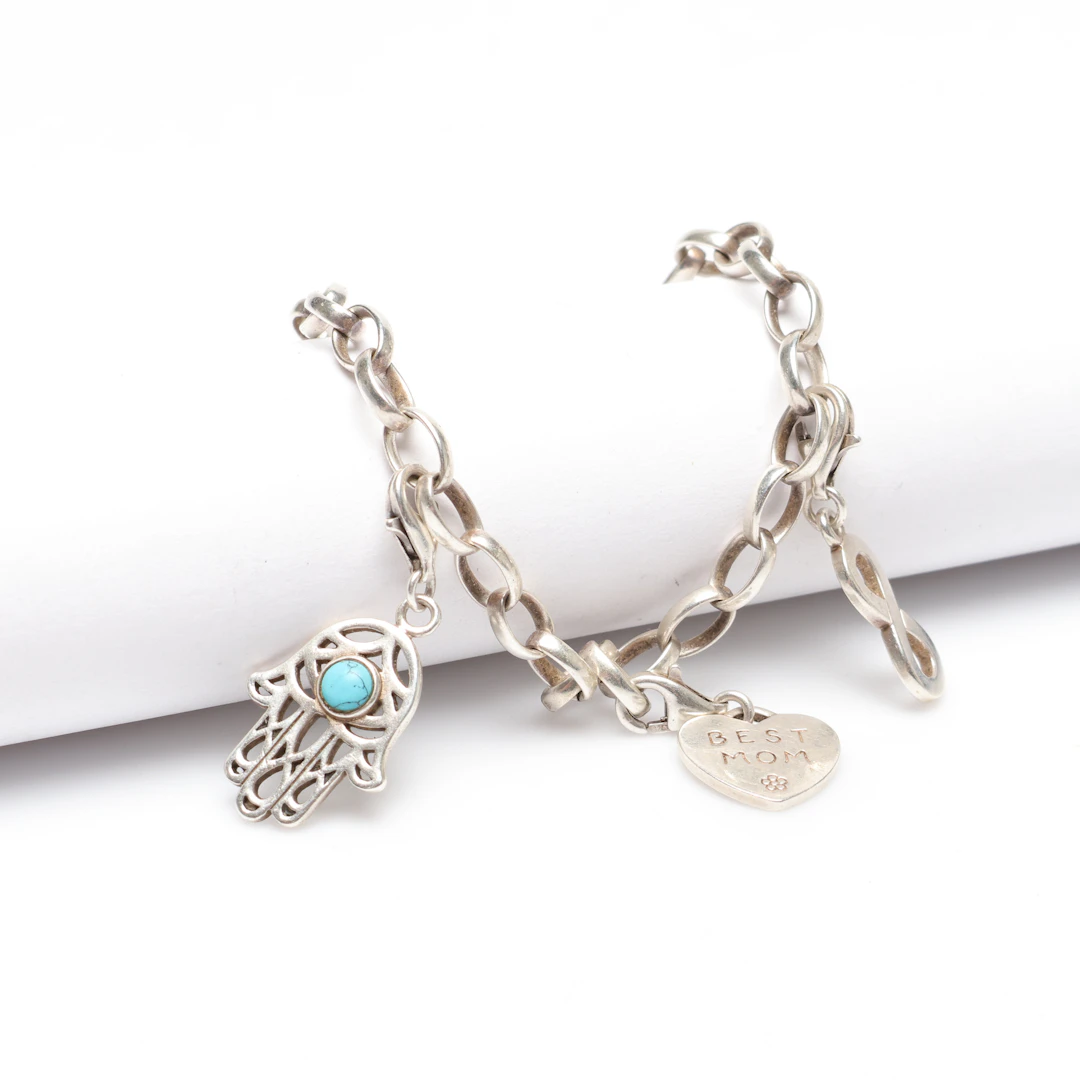 ARMBAND med BERLOCKER, silver, Thomas Sabo.