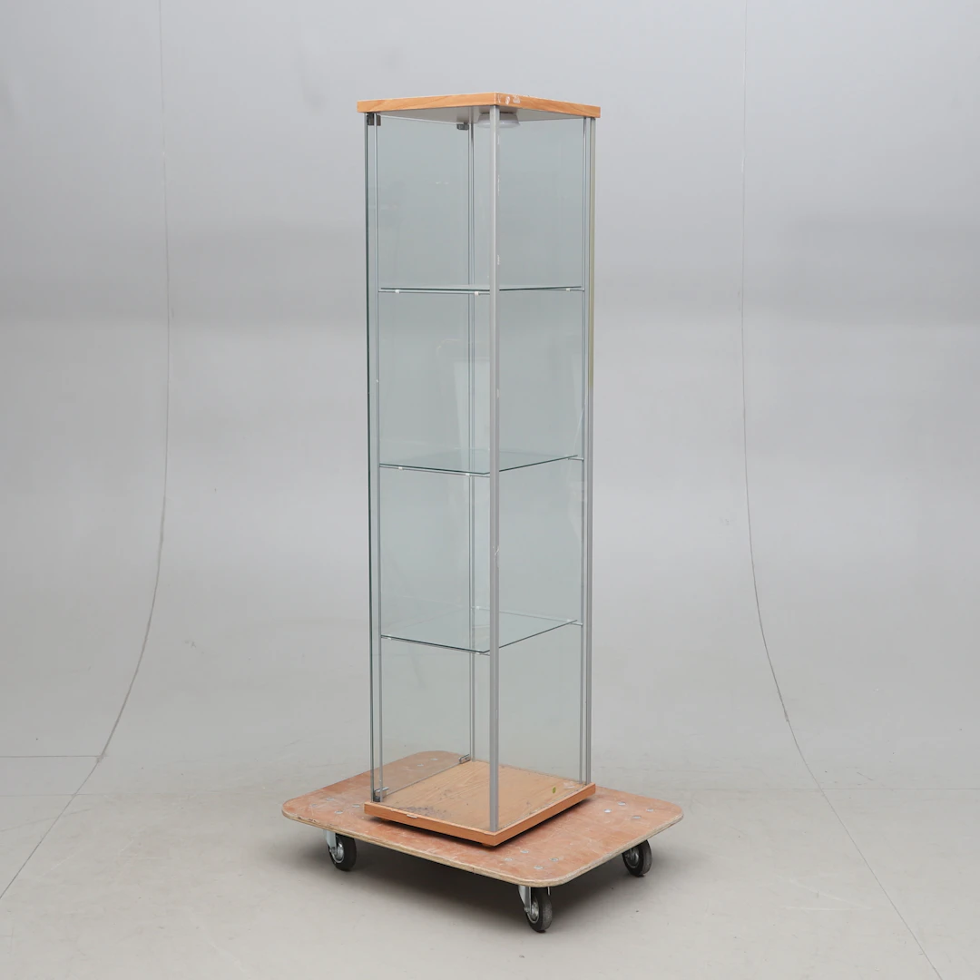 MONTER/VITRINSKÅP, "Detolf", Ikea, 19/2000-tal.