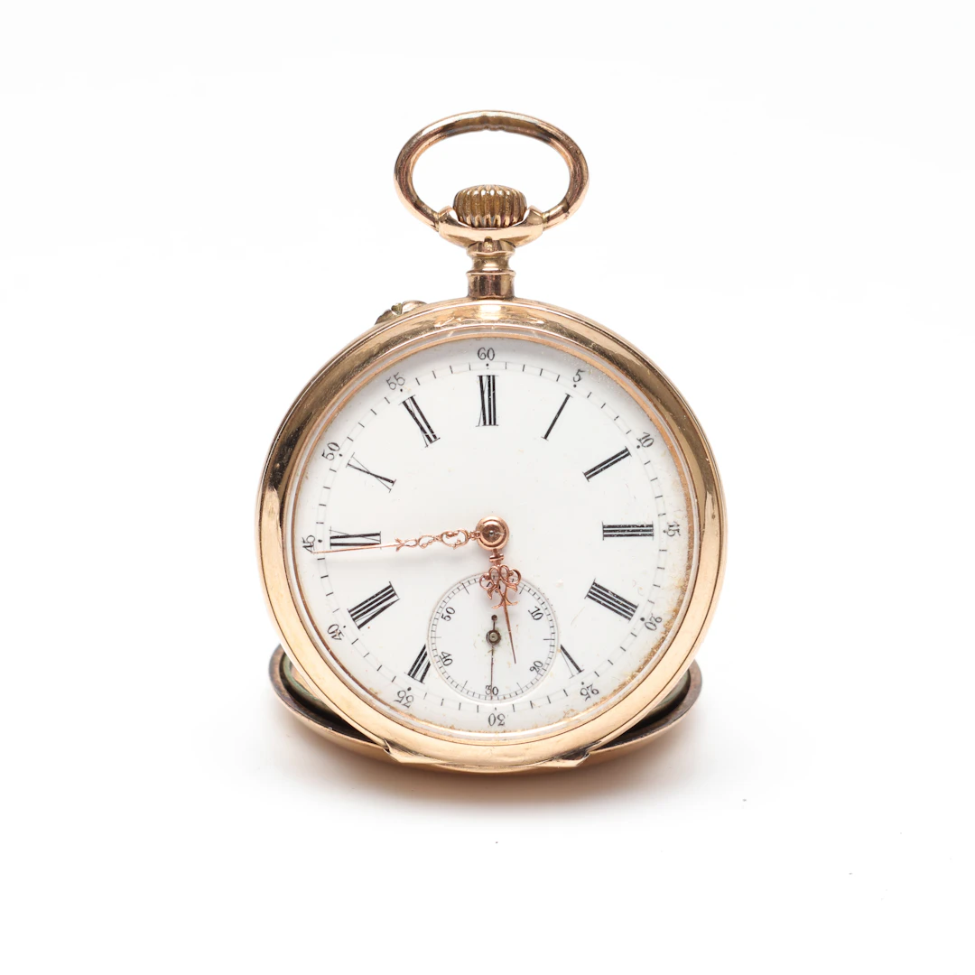 MORMORSUR, 14 k guld, total vikt ca 37 gram.