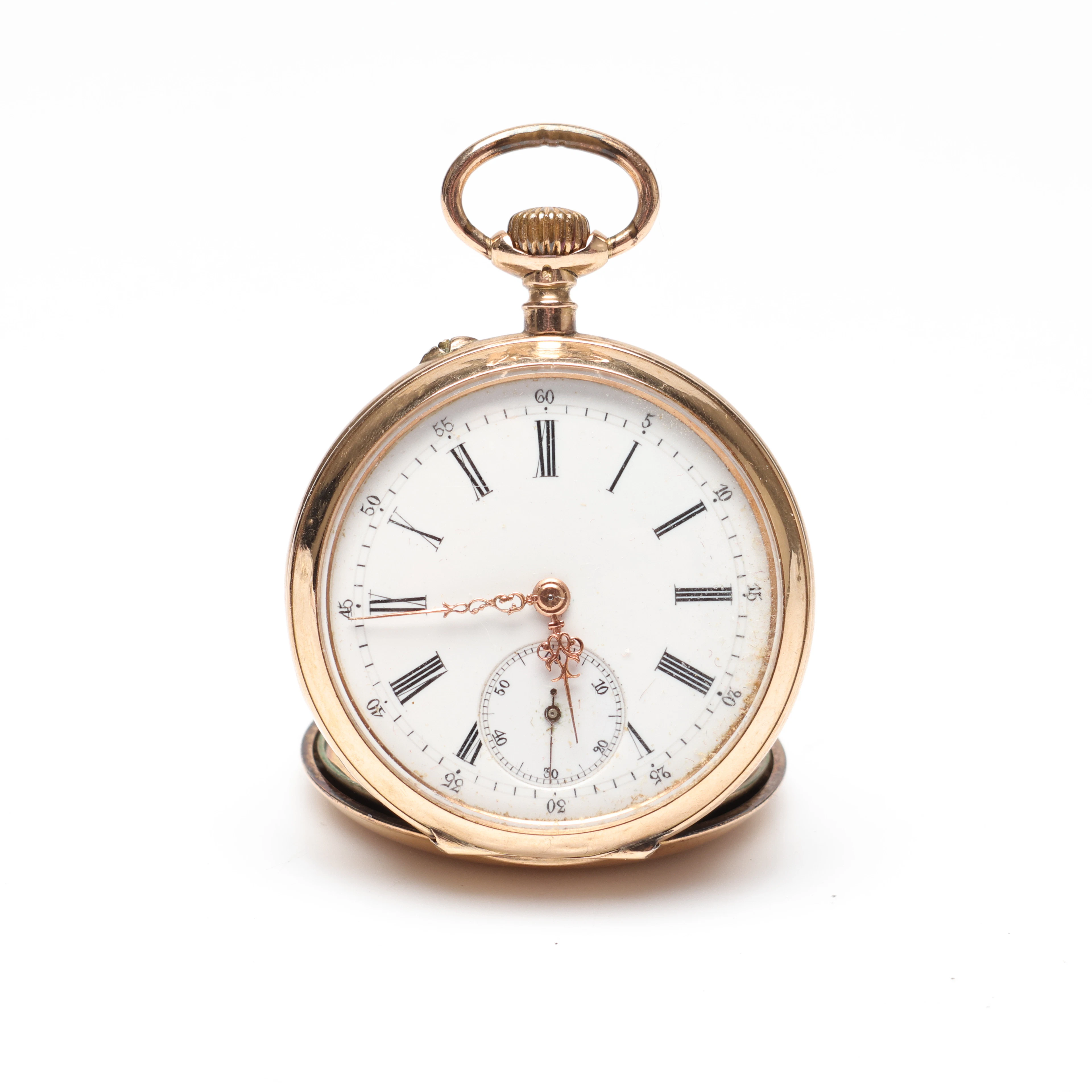 MORMORSUR, 14 k guld, total vikt ca 37 gram.