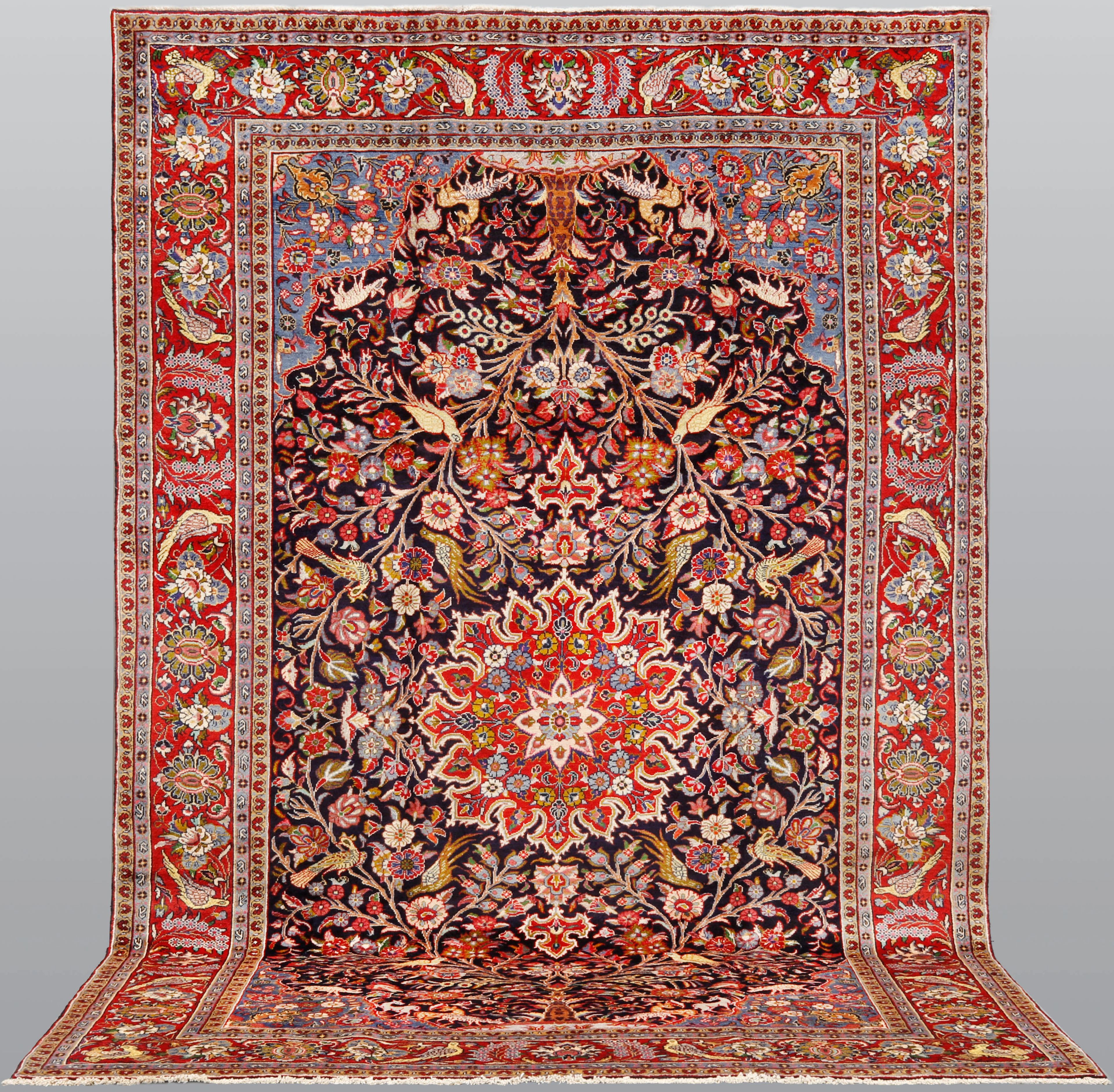 ORIENTMATTA. Figural Shahreza, 370 x 234 cm.