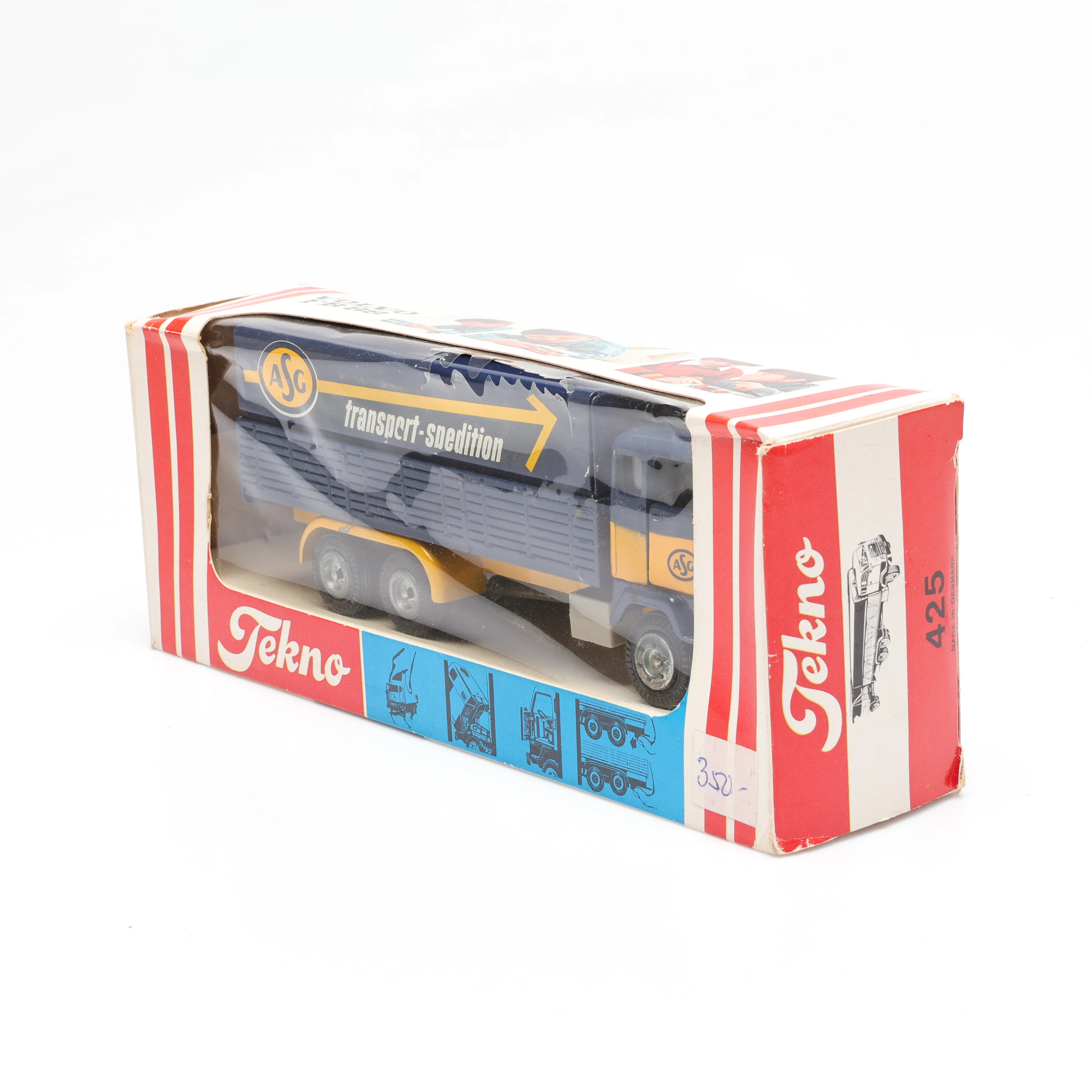 TEKNO, Volvo Lastbil, "ASG Transport-spedition", nr 425, Denmark.
