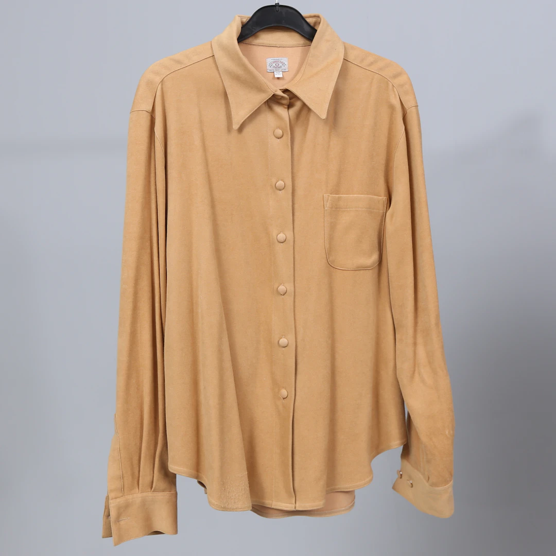 SKJORTA, dam, syntet, Armani Jeans, vintage, Made in Italy.