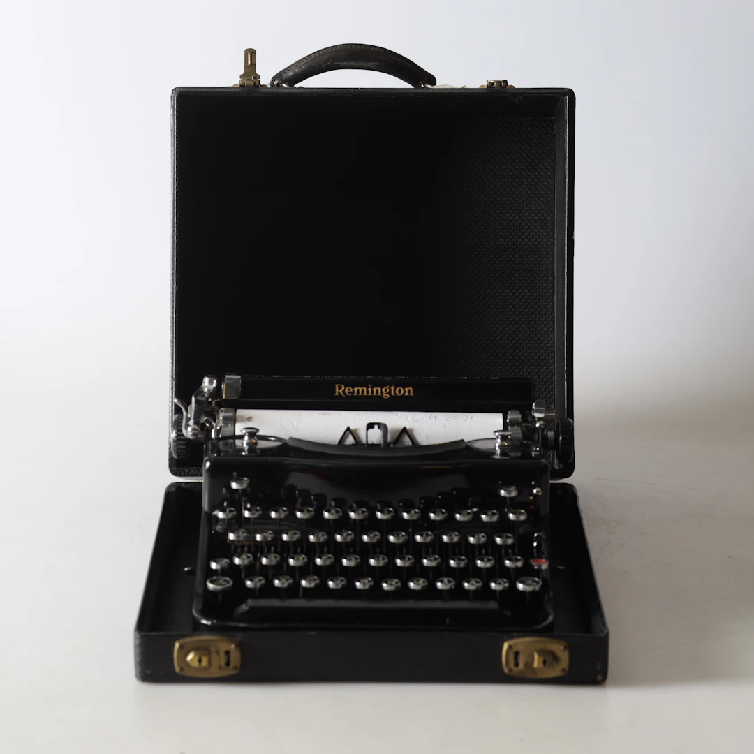 RESESKRIVMASKIN, mod. 1, Remington, 1900-tal.