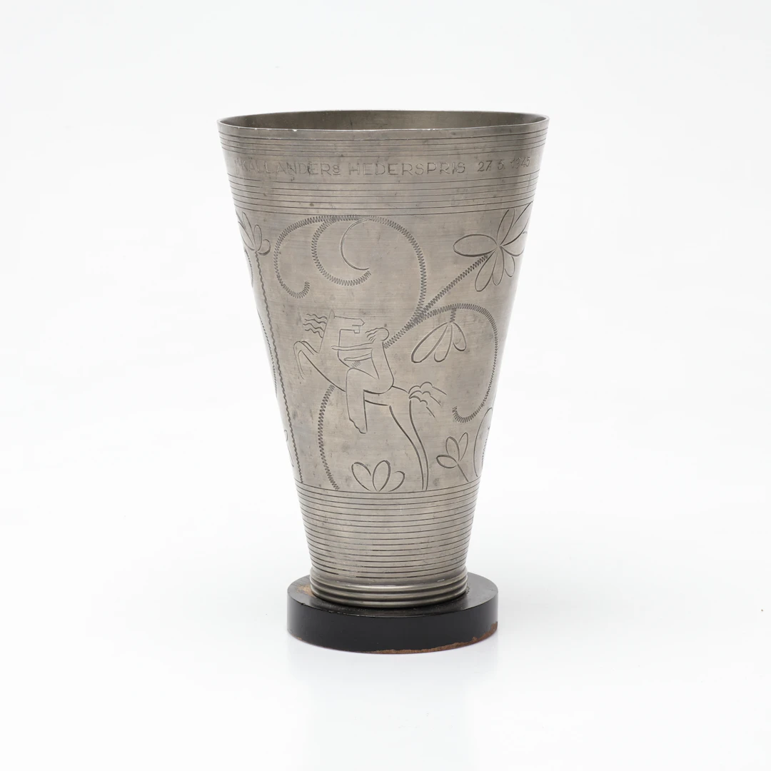 VAS/POKAL, tenn, art deco, 1940-tal.