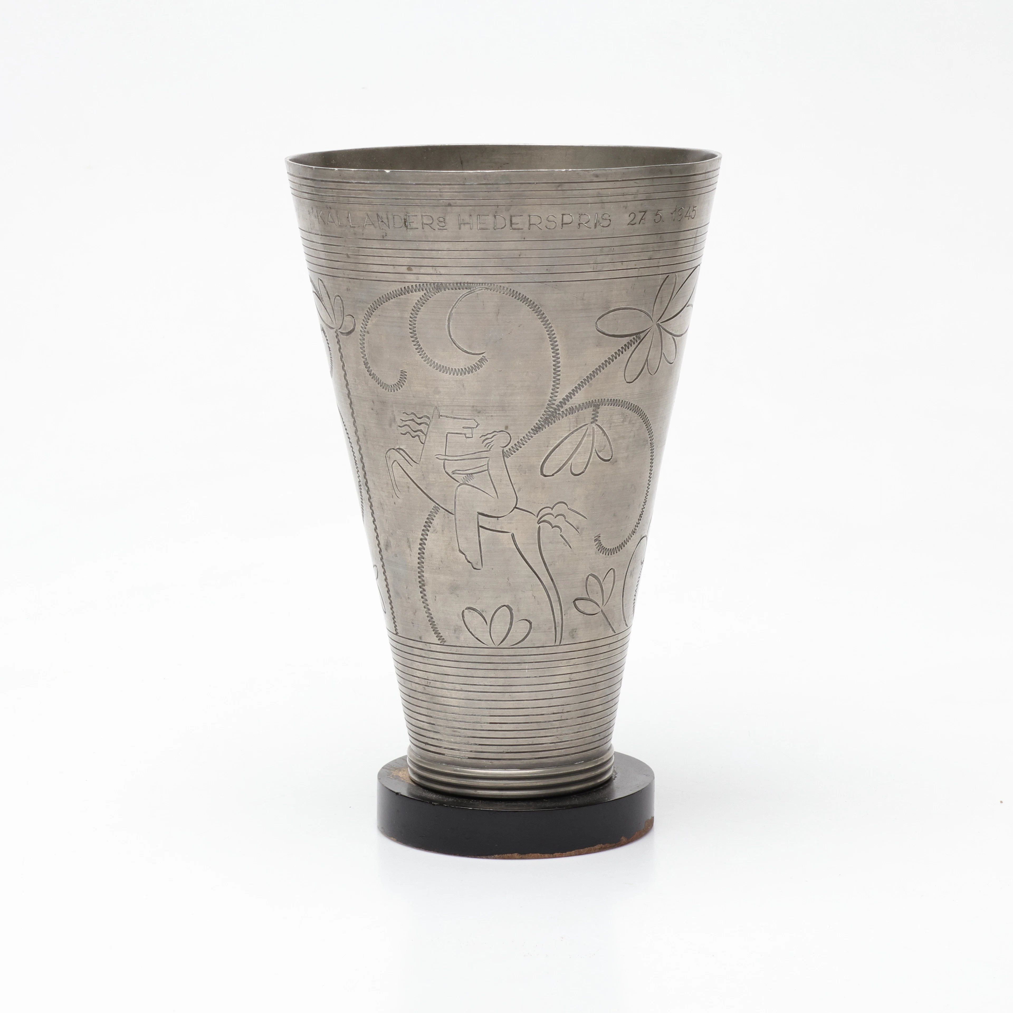 VAS/POKAL, tenn, art deco, 1940-tal.