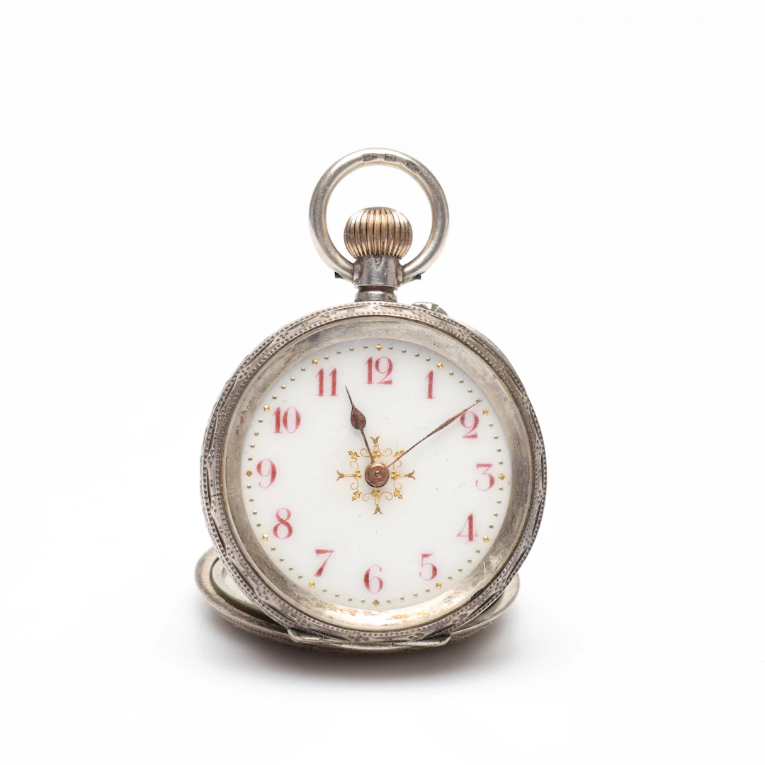 FICKUR, mormorsur, silver, tidigt 1900-tal.