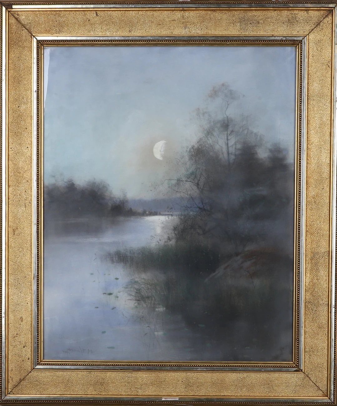 CARL BRANDT. pastell, signerad och daterad -93.