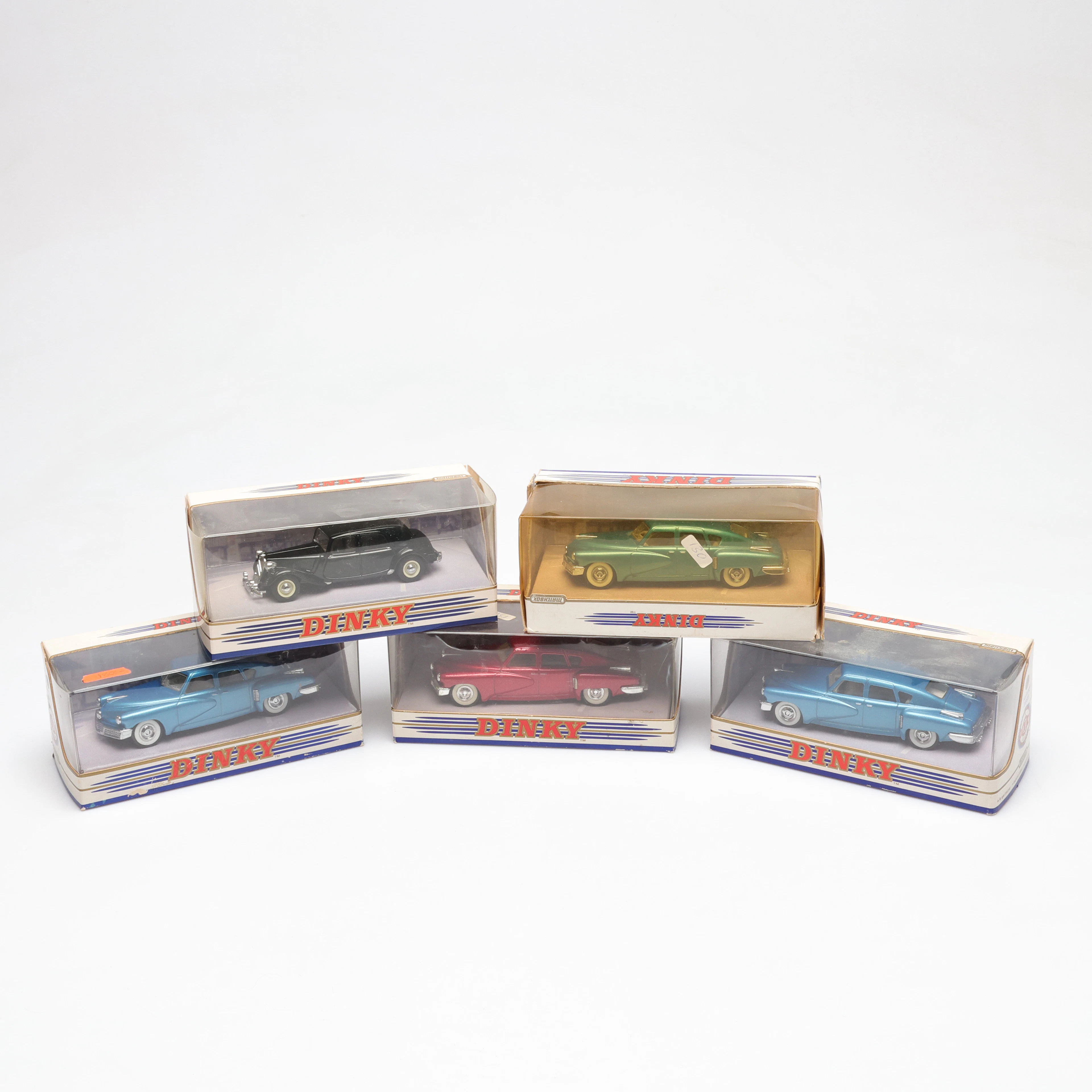 MODELLBILAR, 5 st, Dinky Matchbox.