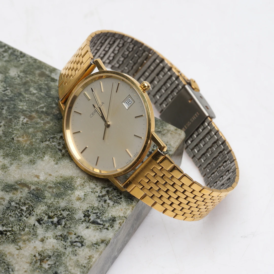 ARMBANDSUR, 18K guld, Certina.