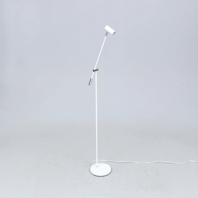 GOLVLAMPA, ställbar, Belid, samtida.