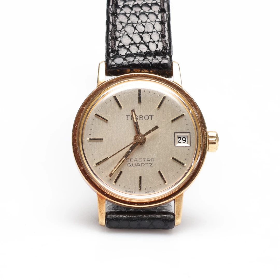 ARMBANDSUR, guld, quartz, 14k, Tissot.