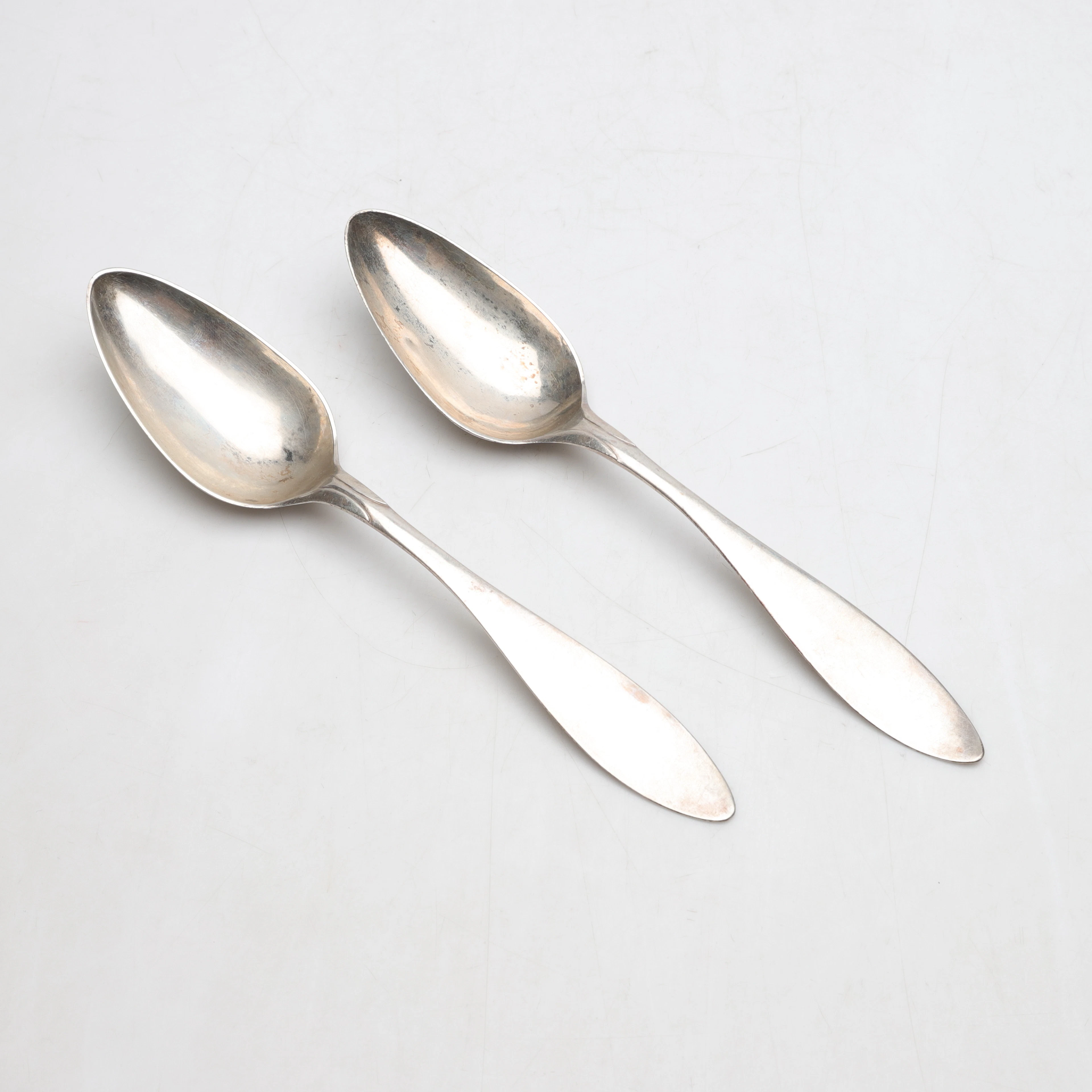 LORENZ GEORG WEIS, Skedar, ett par, silver, Norrköping, 1814.