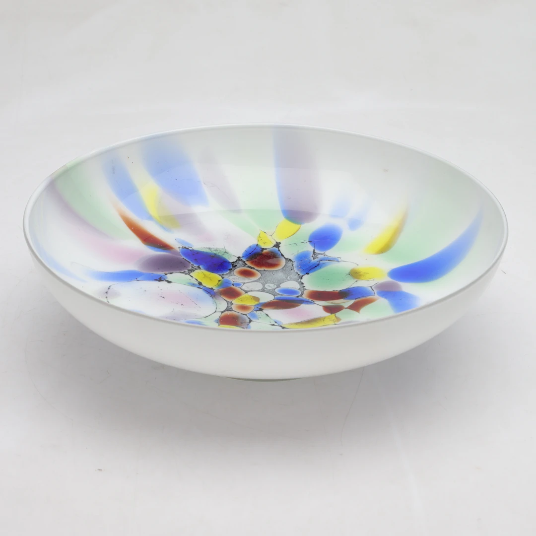 HANS JÜRGEN RICHARTZ. skål, glas, Richartz Art Collection, signerad.
