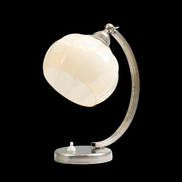 BORDS-/VÄGGLAMPA, funkis, 1930-/40-tal.