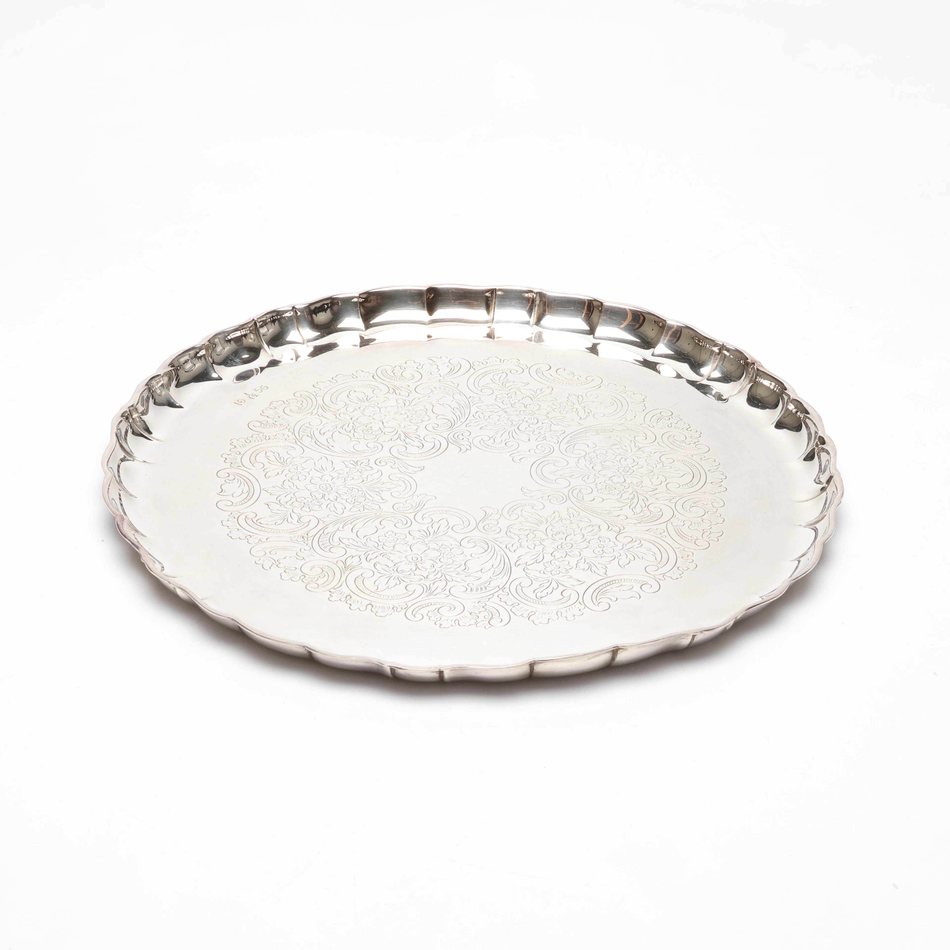 BRICKA, nysilver, 1900-tal.