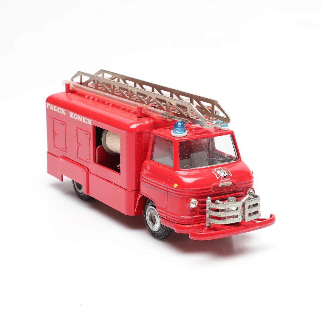 TEKNO 459 brandbil, Denmark, originalkartong.