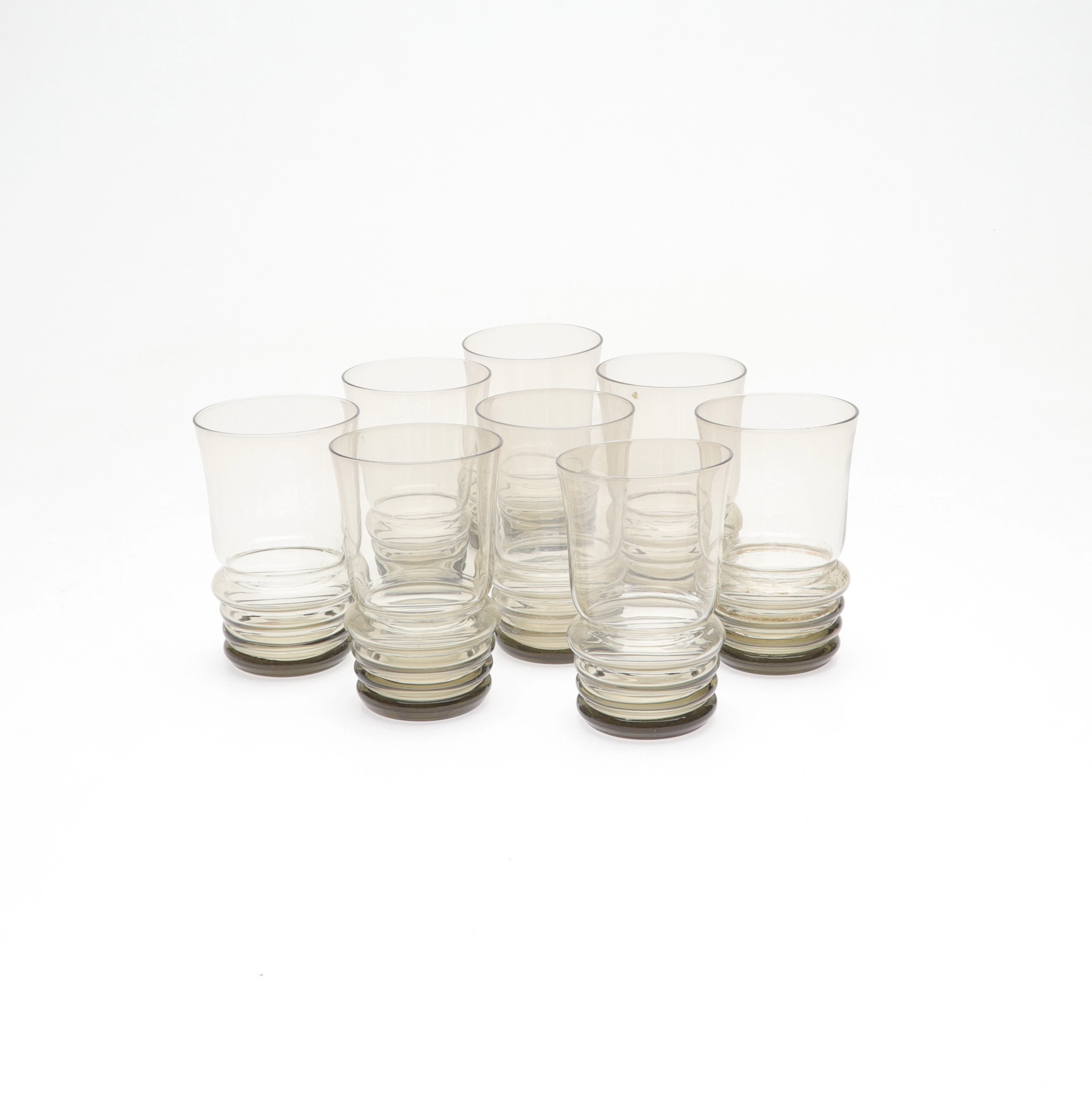 GLAS, 8 st, sannolikt Sandviks glasbruk, 1900-tal.