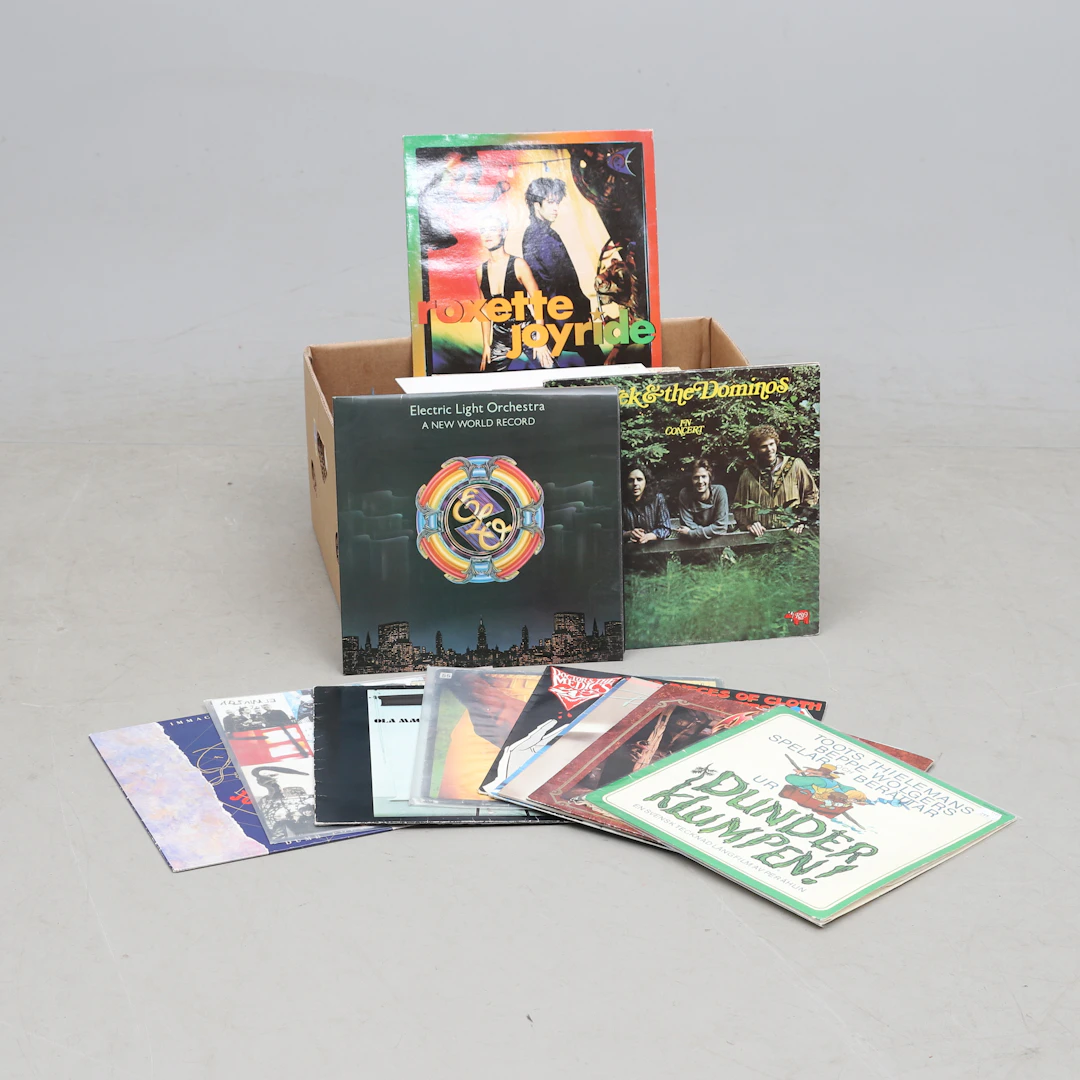 VINYLSKIVOR, LP och EP, parti, blandade artister, bla Abba, Dolly