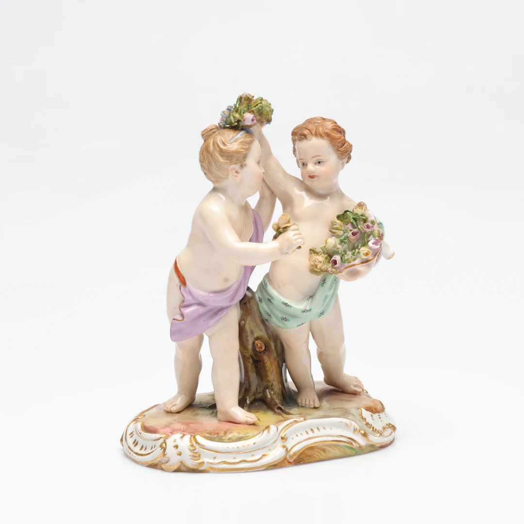 MEISSEN. figurin, porslin, Tyskland.