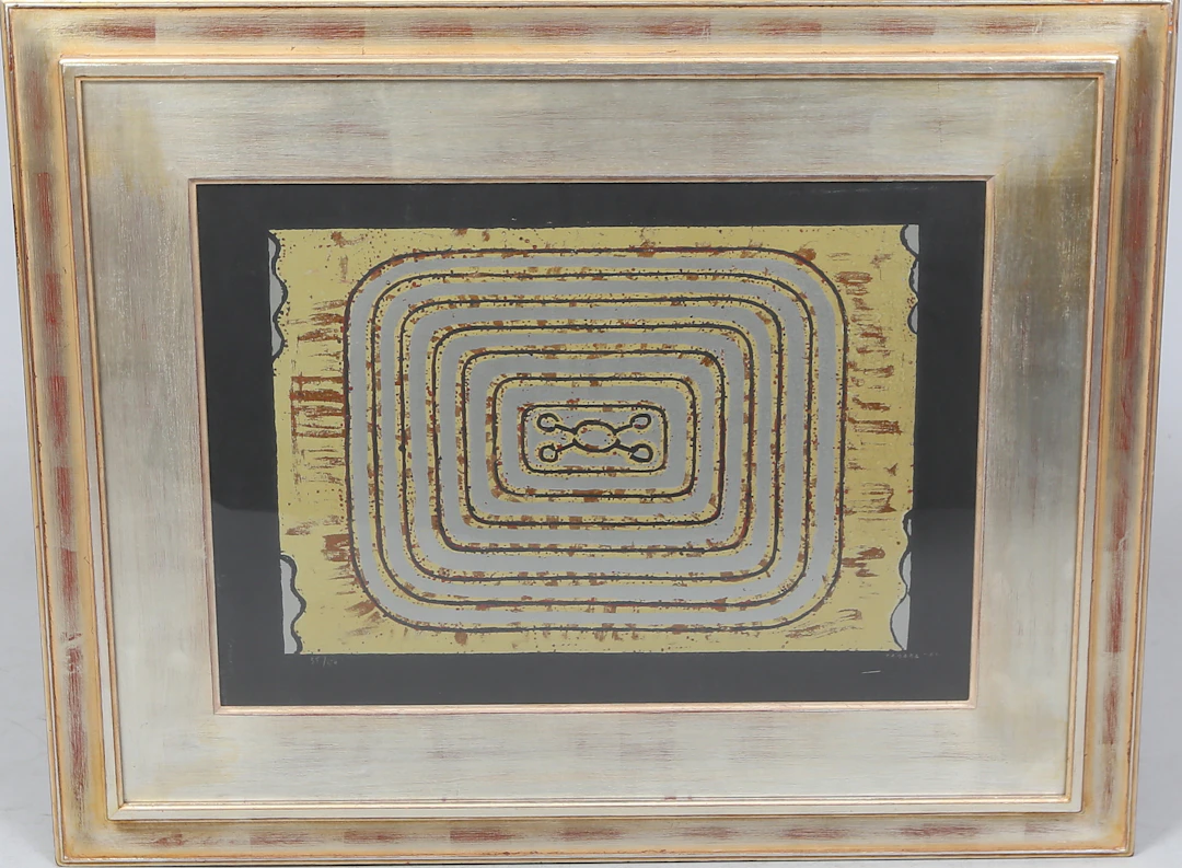 ENRIQUE TÁBARA. (1930-2021), troligen serigrafi, signerad, numrerad