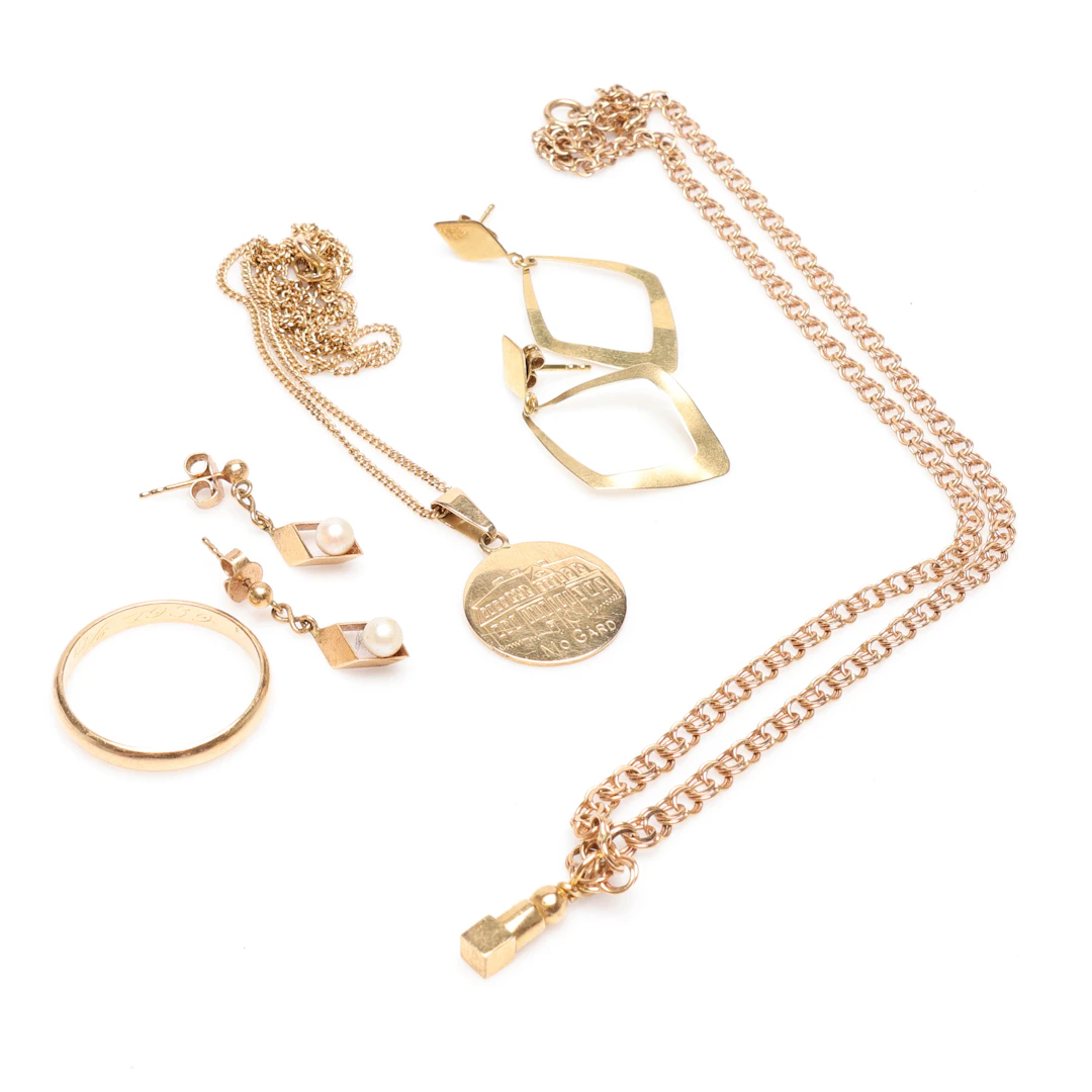 PARTI SMYCKEN, guld, 18k, ca 21,7 gram.