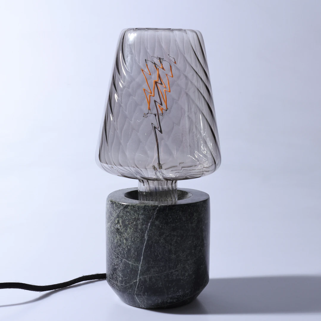 BORDSLAMPA, sten.