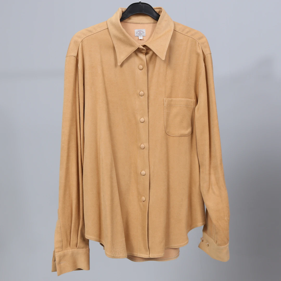 SKJORTA, dam, syntet, Armani Jeans, vintage, Made in Italy.